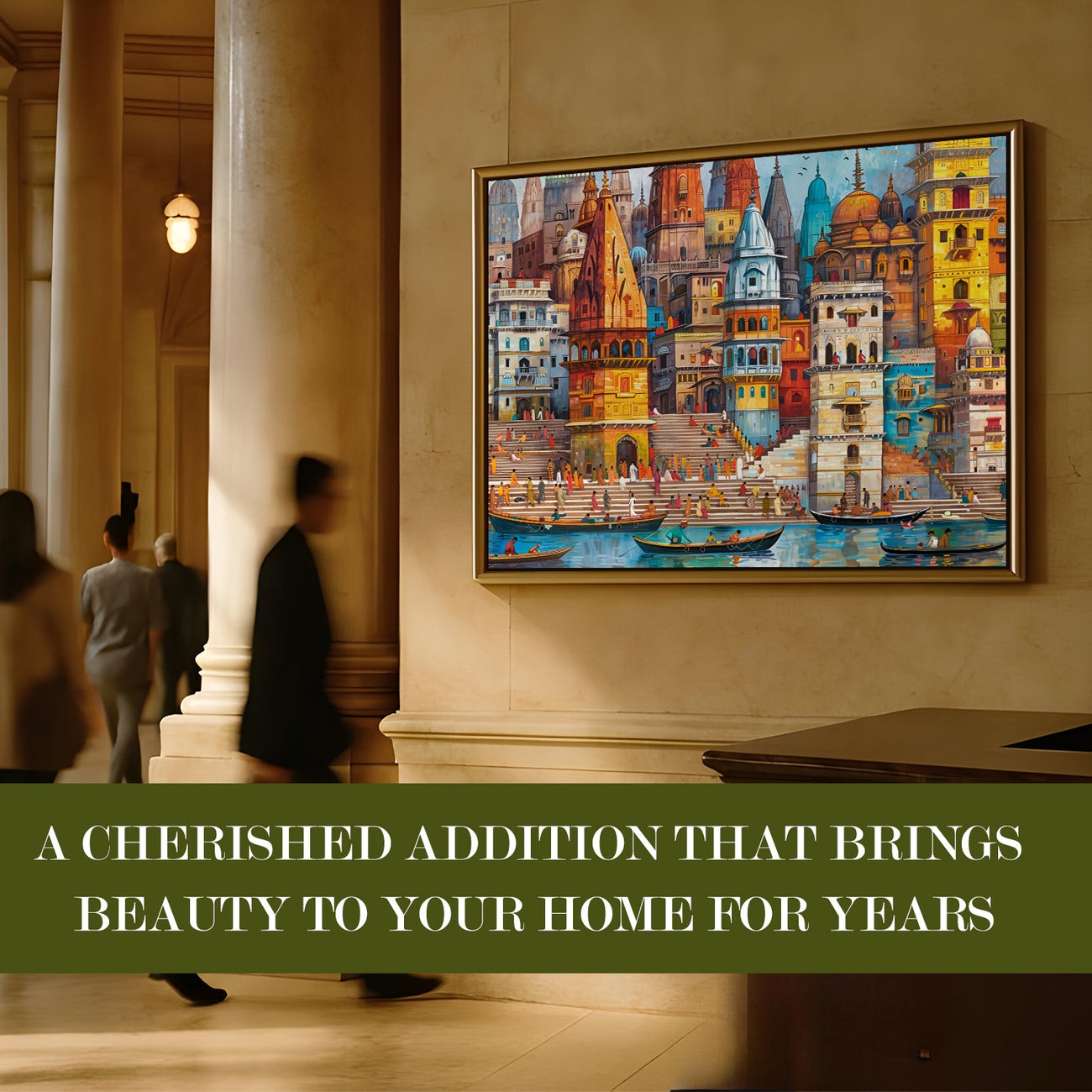 Banaras Ghats Painting