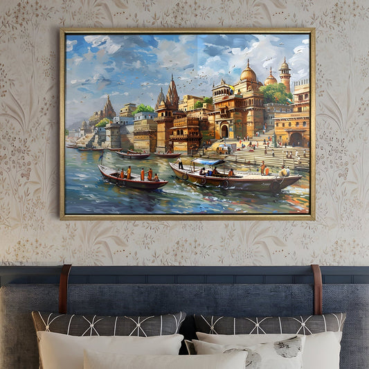 Banaras Ghats Painting