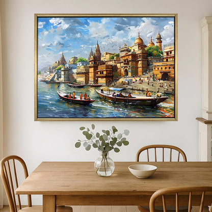 Banaras Ghats Painting