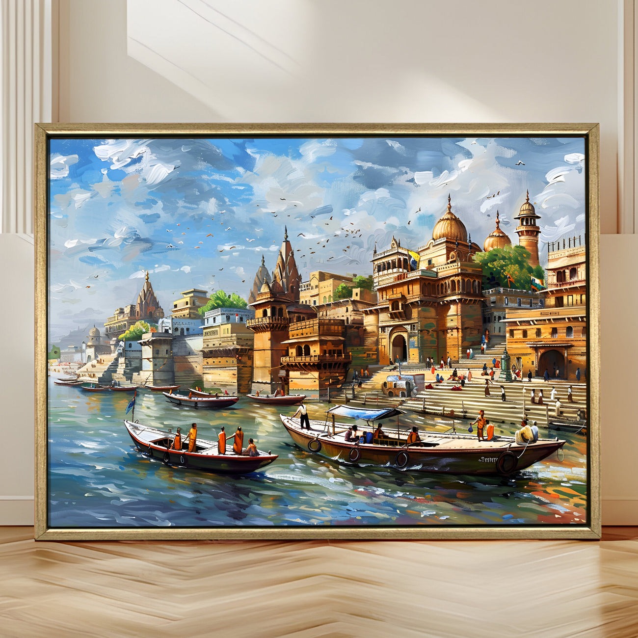 Banaras Ghats Painting