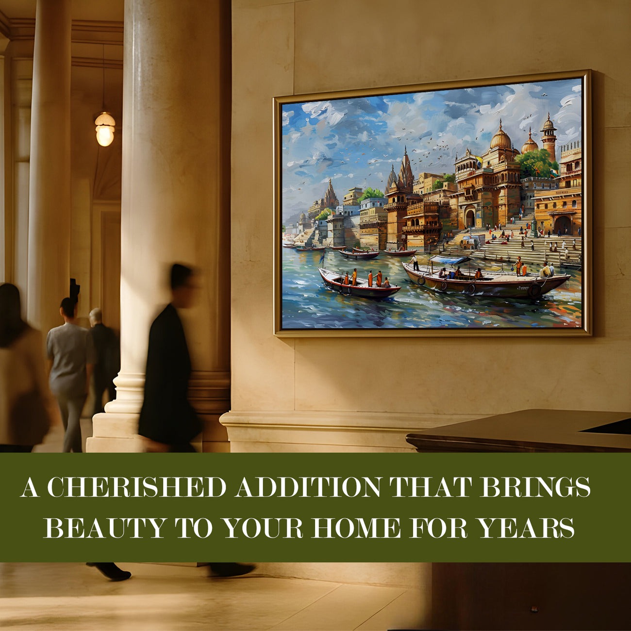 Banaras Ghats Painting