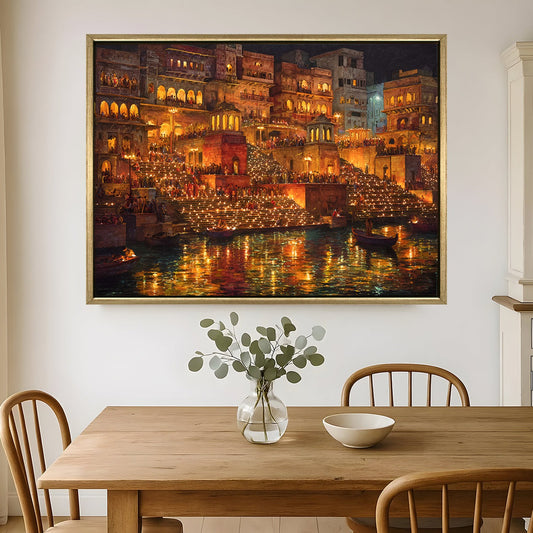 Banaras Ghats Painting