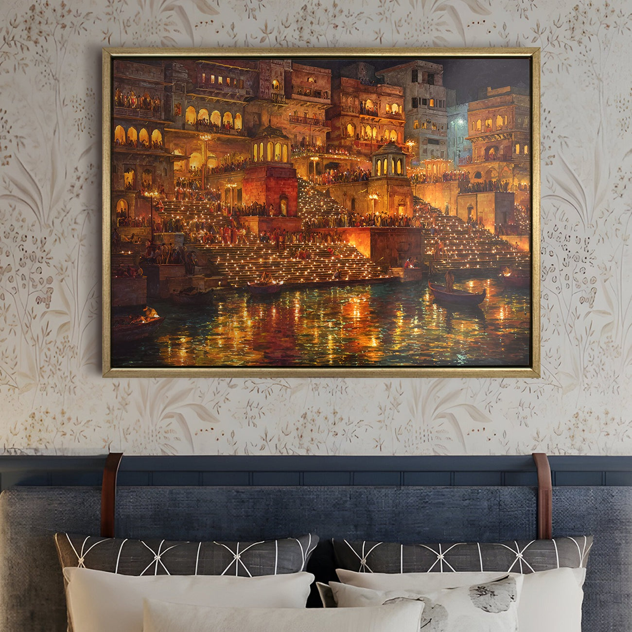 Banaras Ghats Painting