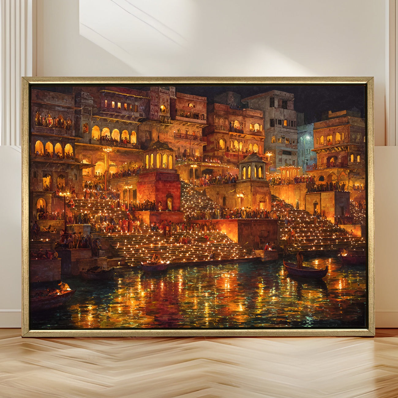 Banaras Ghats Painting