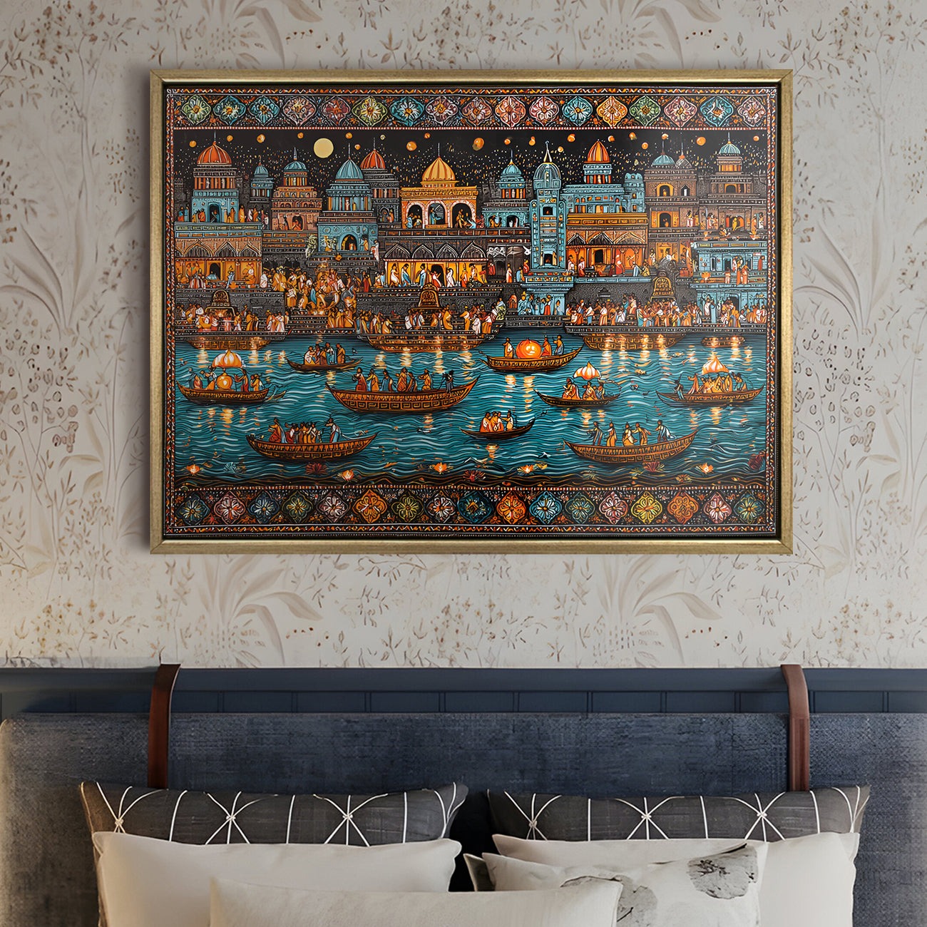 Banaras Ghats Painting
