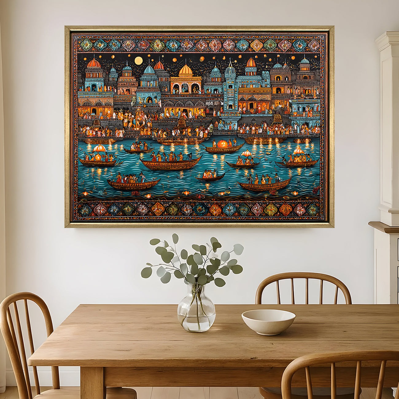 Banaras Ghats Painting