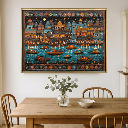 Banaras Ghats Painting