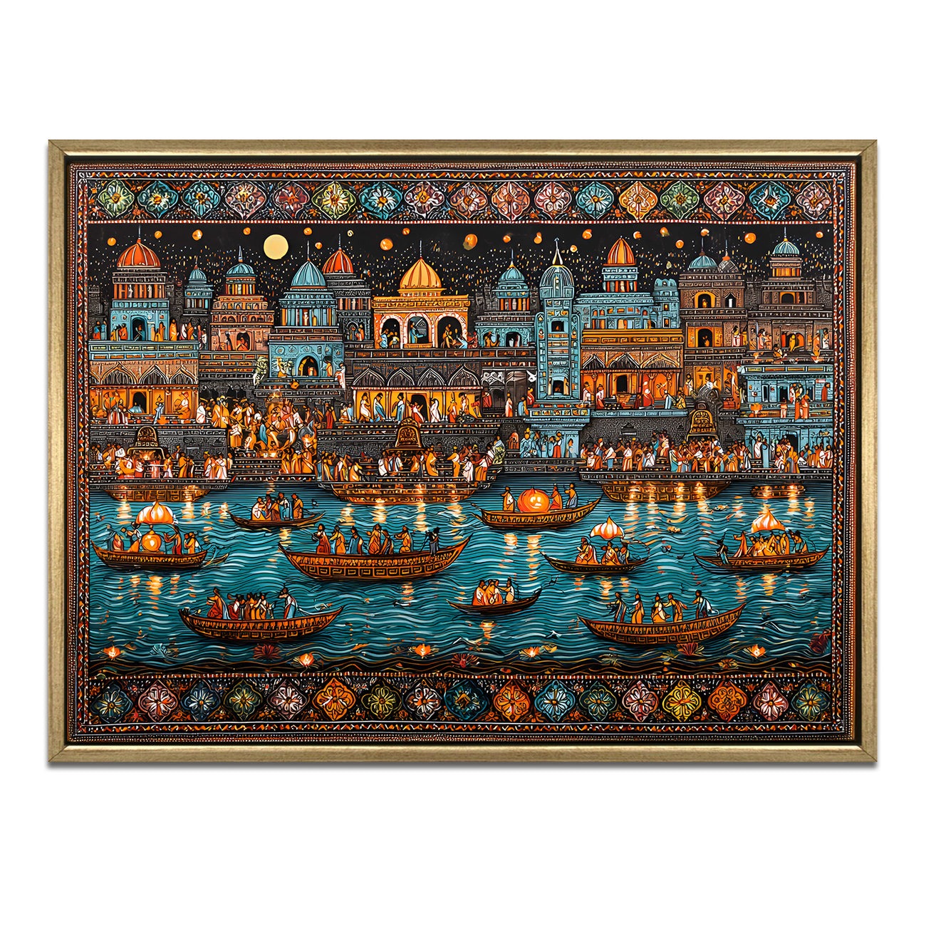 Banaras Ghats Painting
