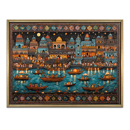 Banaras Ghats Painting