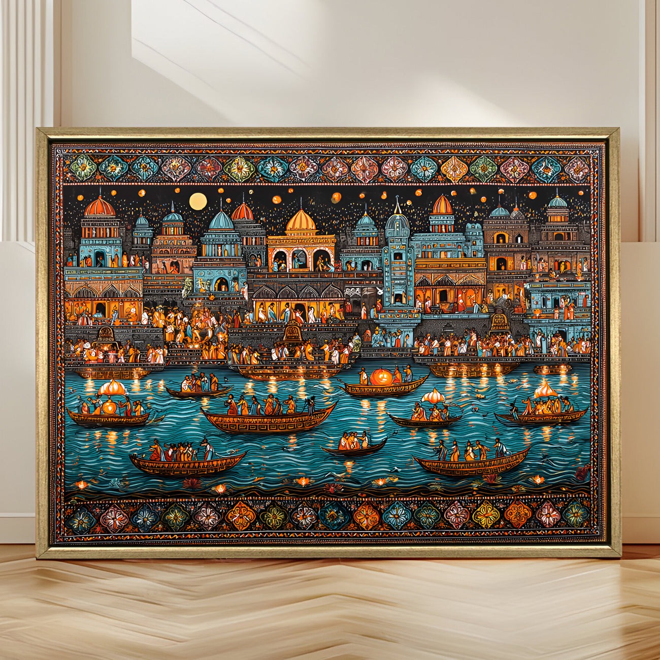 Banaras Ghats Painting