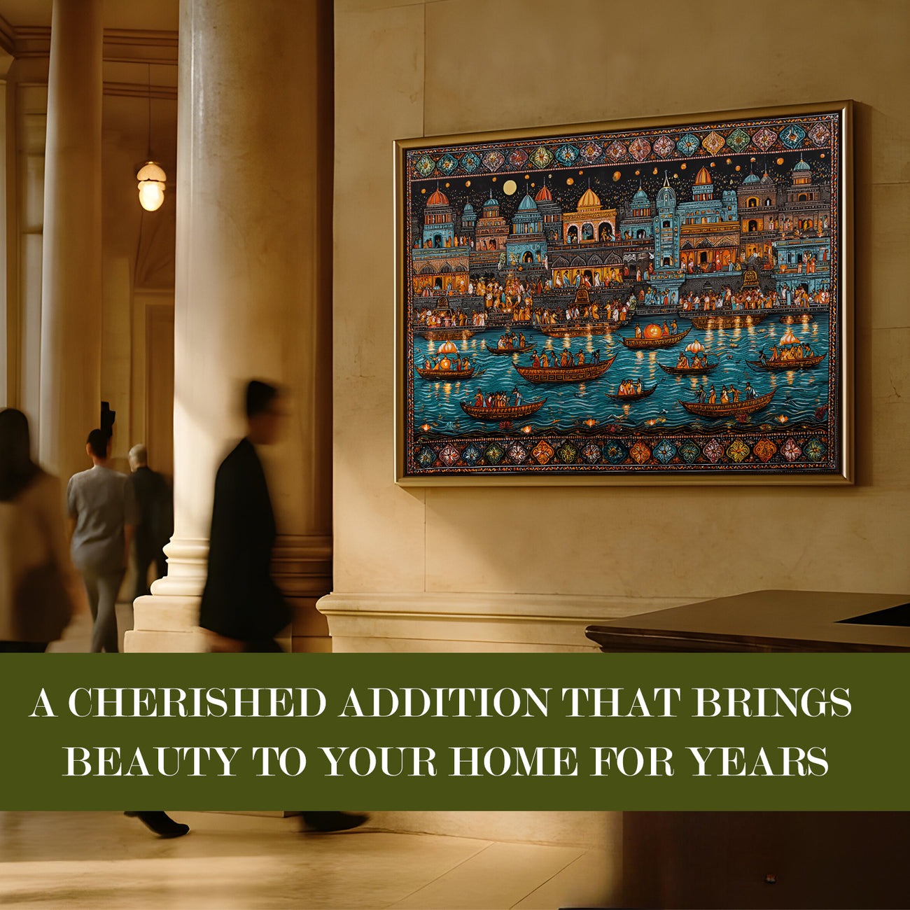 Banaras Ghats Painting