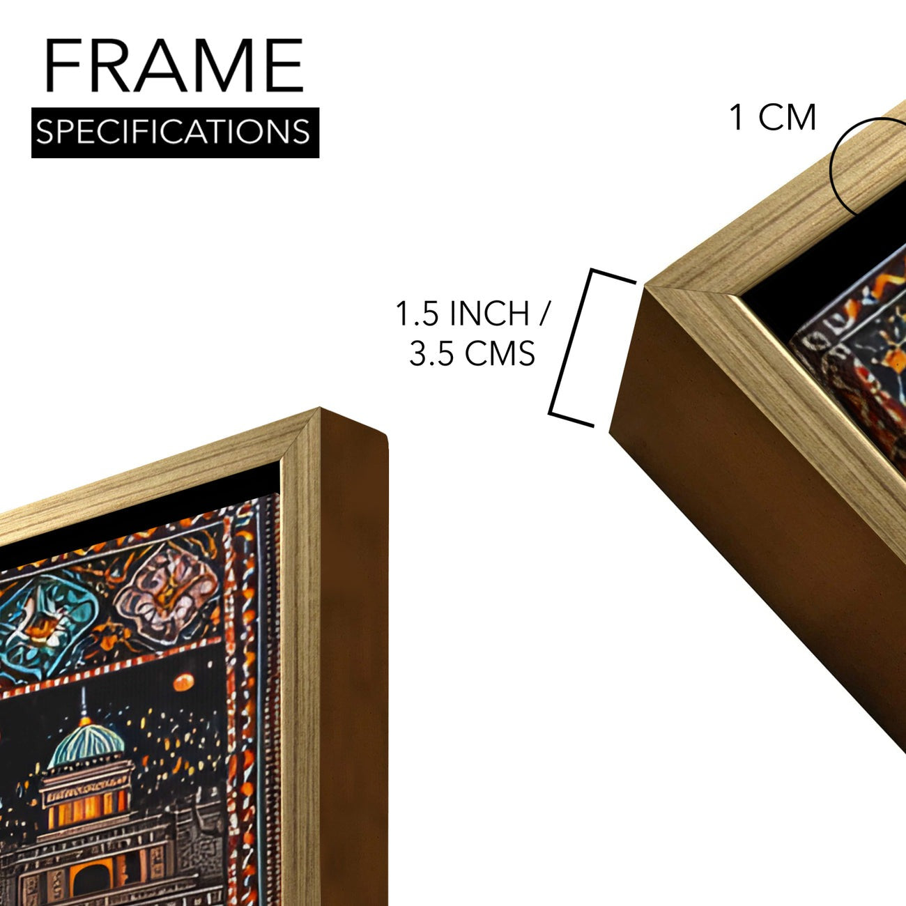 Banaras Ghats Painting – Divine Indian City Wall Frame Art