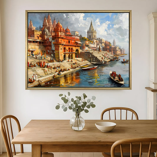 Banaras Ghats Painting