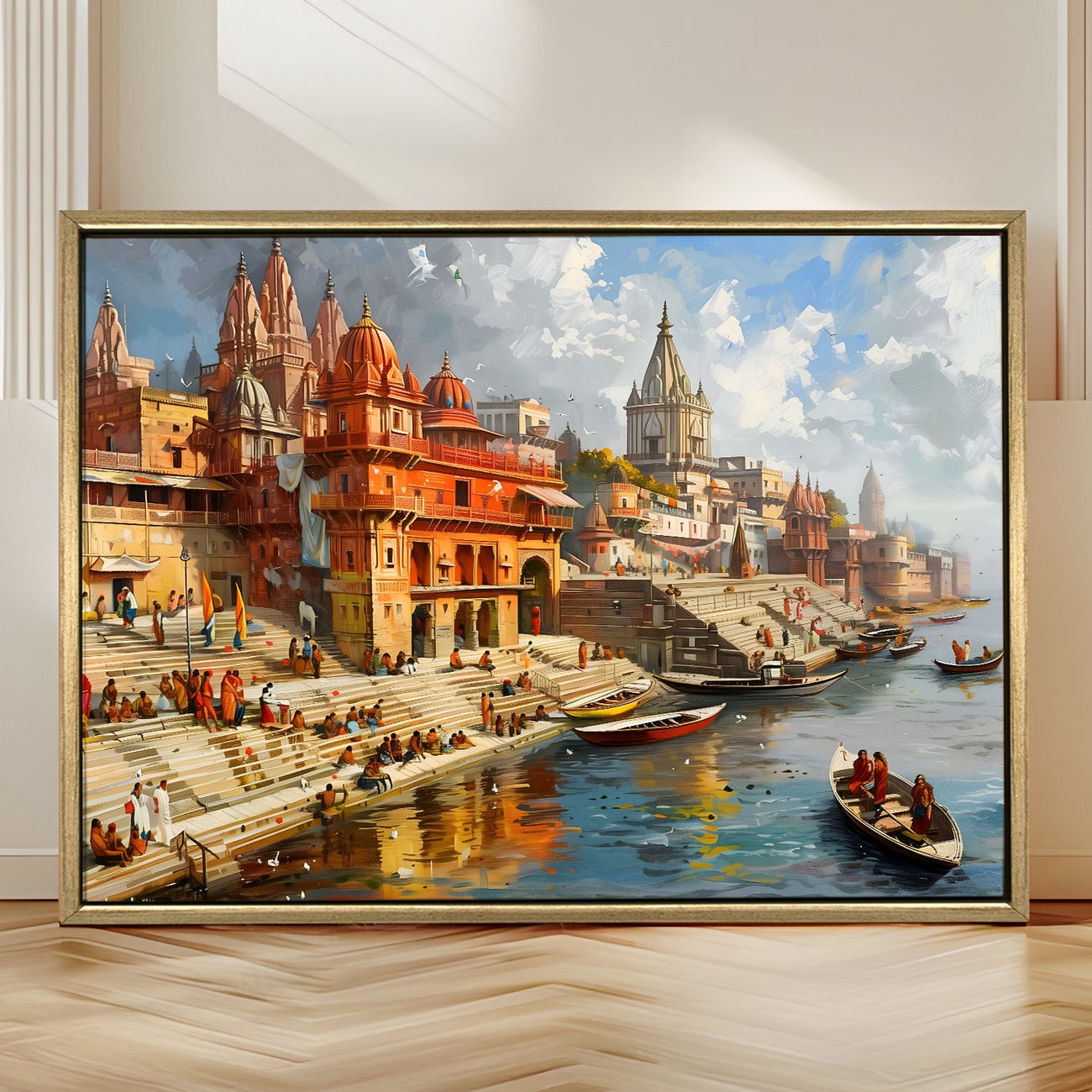 Banaras Ghats Painting