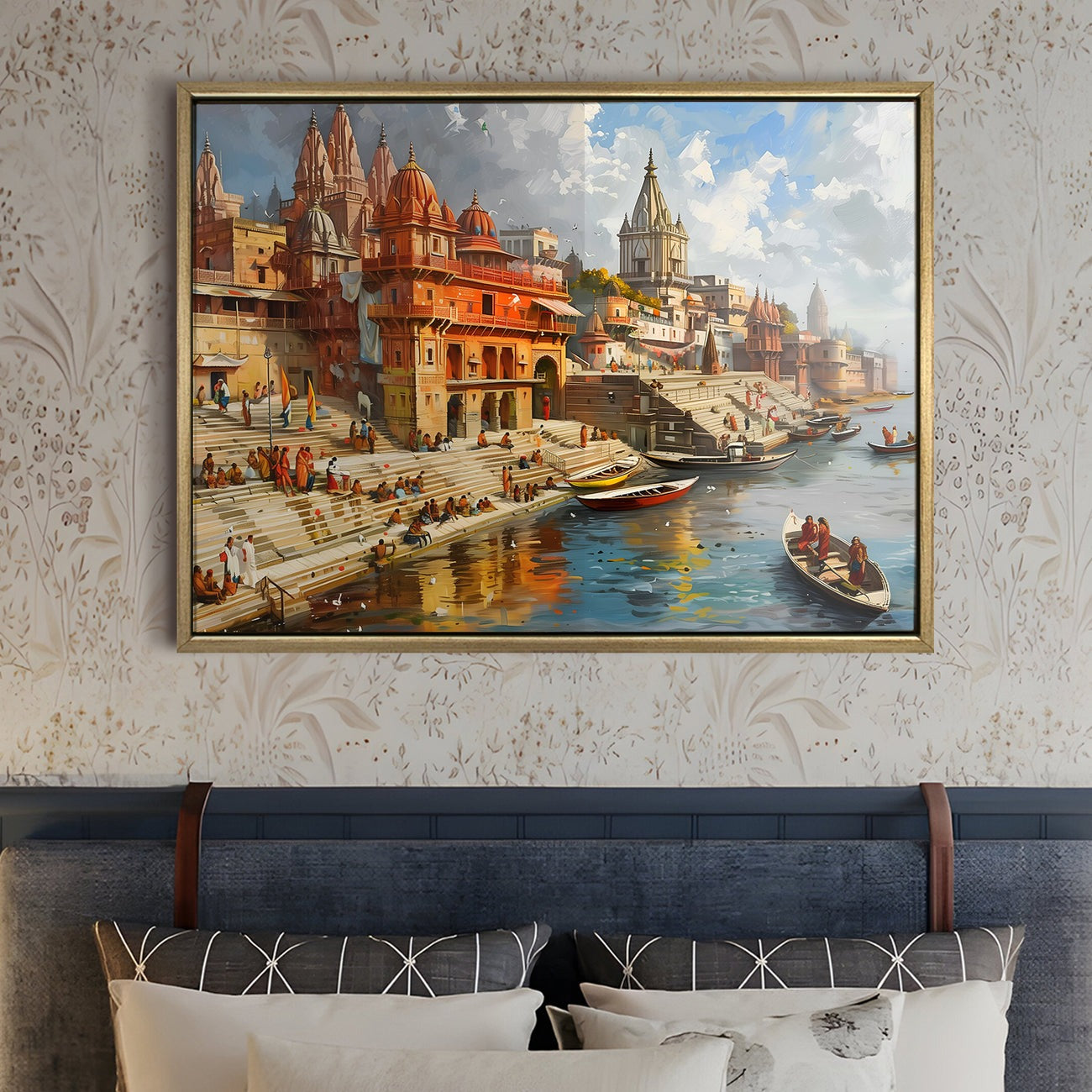 Banaras Ghats Painting