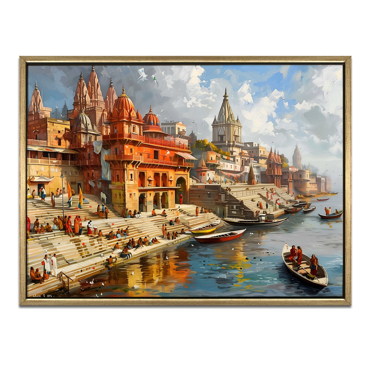 Banaras Ghats Painting