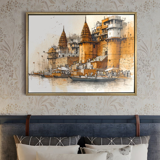  Banaras Ghats Painting 