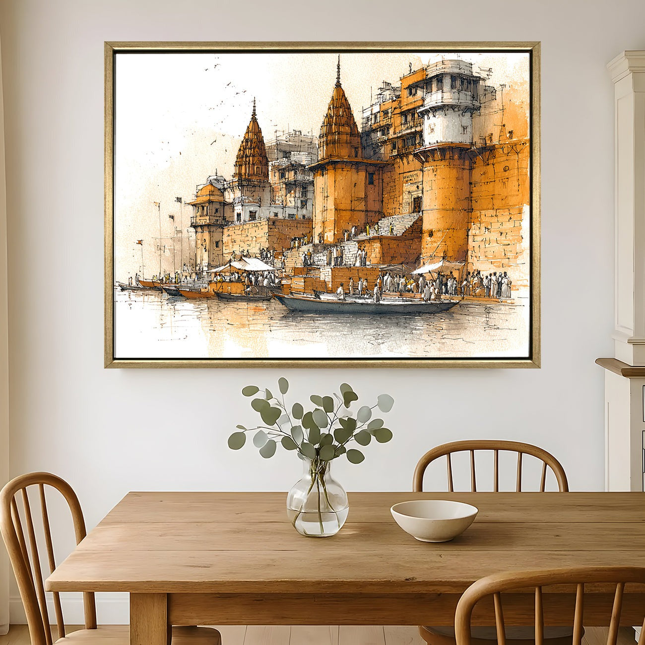  Banaras Ghats Painting 