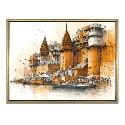  Banaras Ghats Painting 