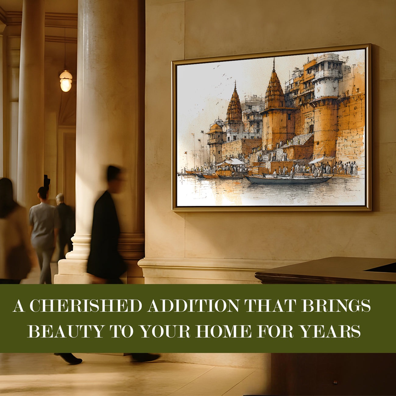  Banaras Ghats Painting 