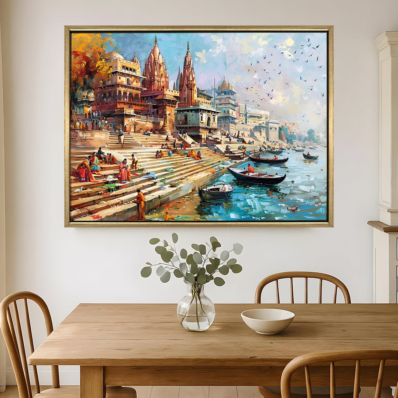 Banaras Ghats Painting