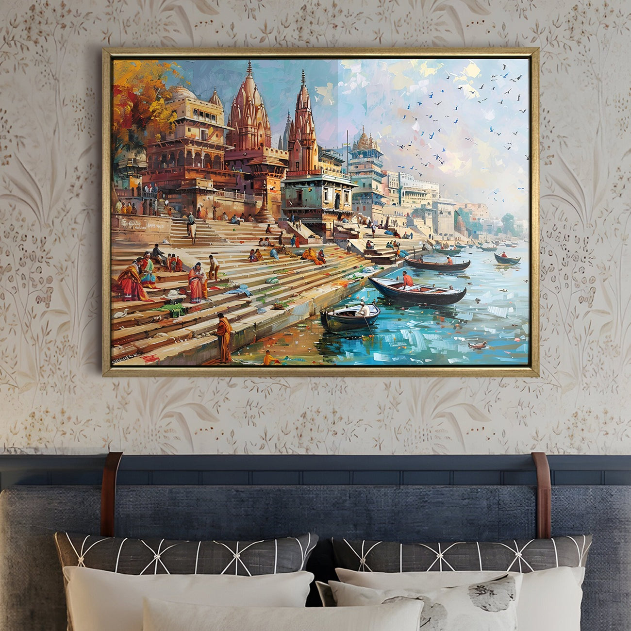 Banaras Ghats Painting