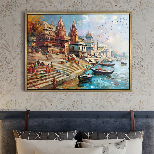 Banaras Ghats Painting