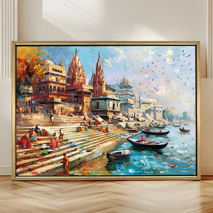 Banaras Ghats Painting