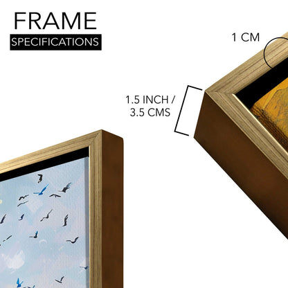 Banaras Ghats Painting – Elegant Canvas Artwork for Sacred Interiors