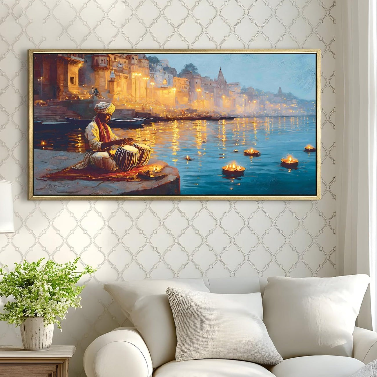  Banaras Ghats Painting 