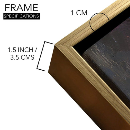 Banaras Ghats Painting – Artistic Ghat View Wall Frame for Interiors