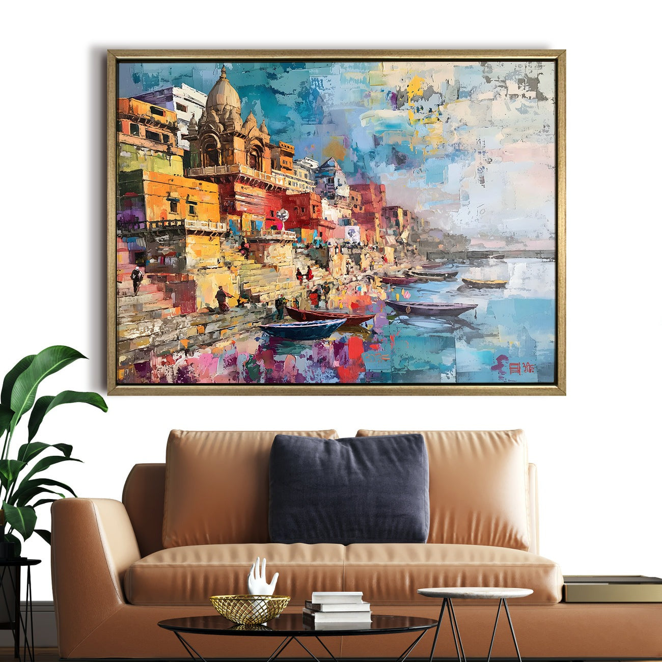  Banaras Ghats Painting 