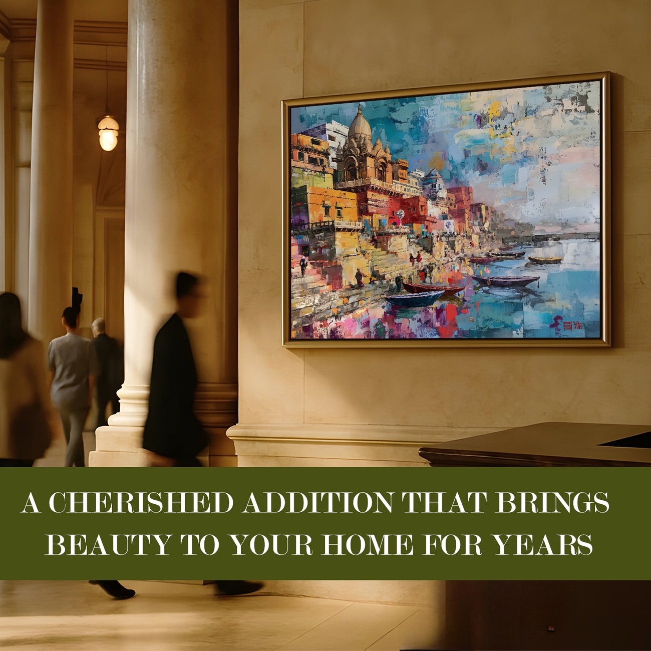  Banaras Ghats Painting 