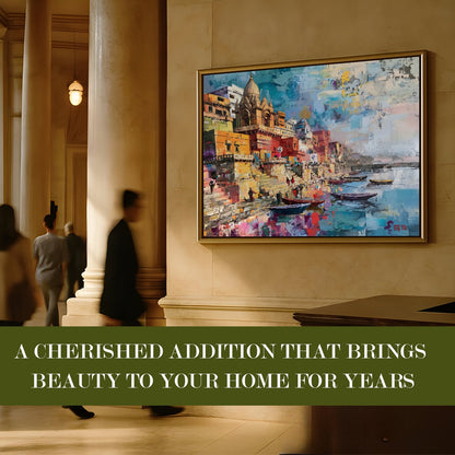  Banaras Ghats Painting 