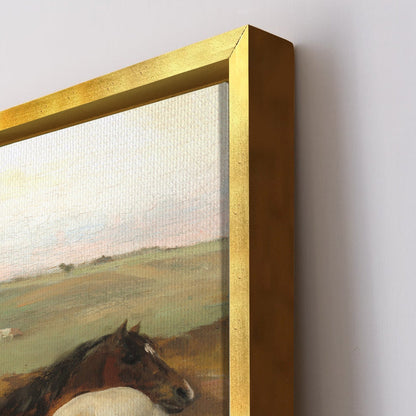 Horses in a Meadow – Edgar Degas Painting For Home and office decor