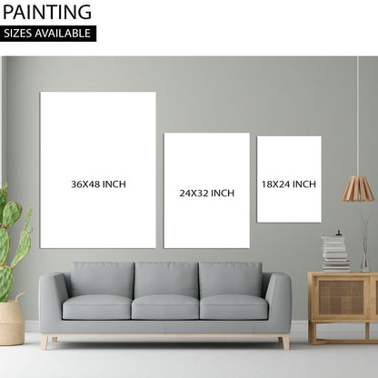 Vintage Black And White Car Canvas Wall Art Painting For Bedroom And Living Room