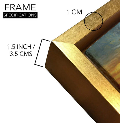 Seven Running Horses Vastu Canvas Paintings for Living Room Wall Frame