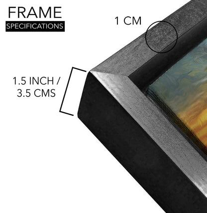 Seven Running Horses Vastu Canvas Paintings for Living Room Wall Frame