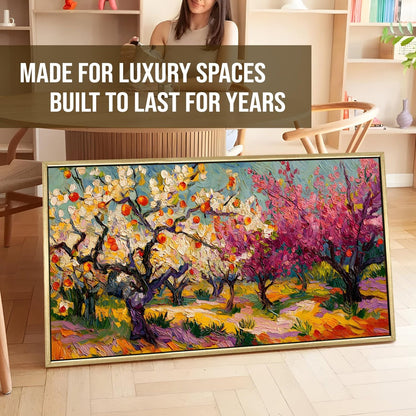 Van Gogh Inspired Orchard Bloom – Vibrant Wall Art Decor
