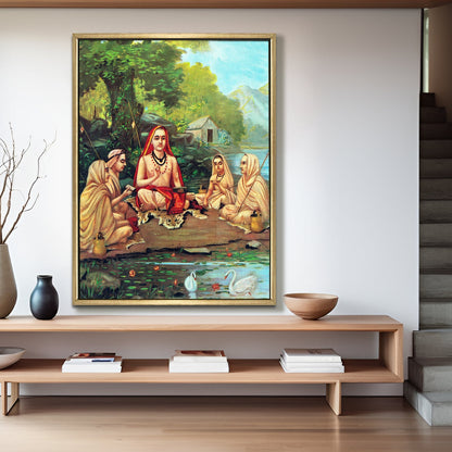 Adi Shankaracharya with Disciples