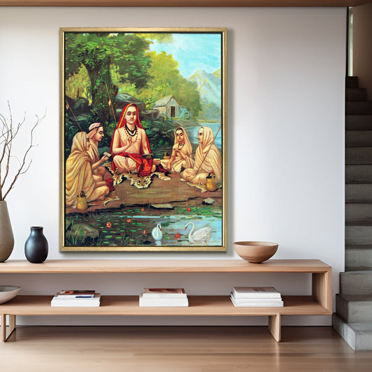 Adi Shankaracharya with Disciples