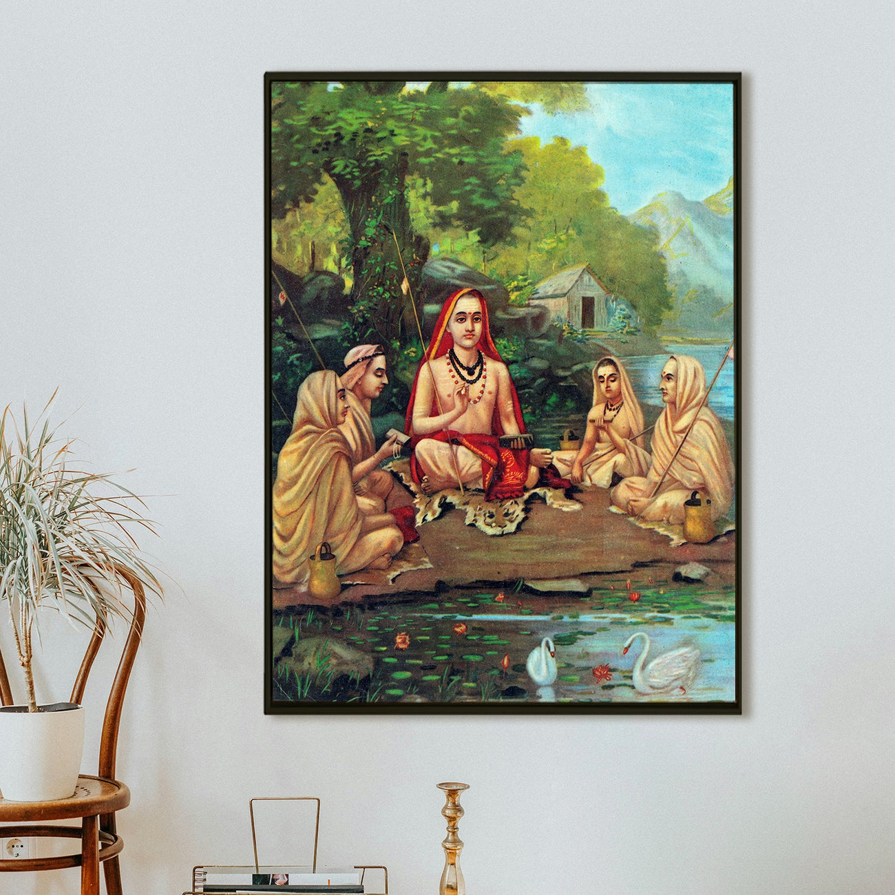 Adi Shankaracharya with Disciples