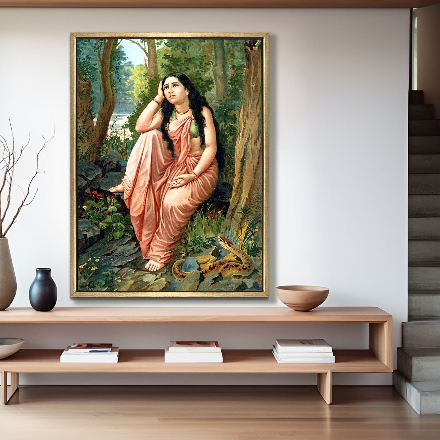Raja Ravi Varma Classic Art Canvas
