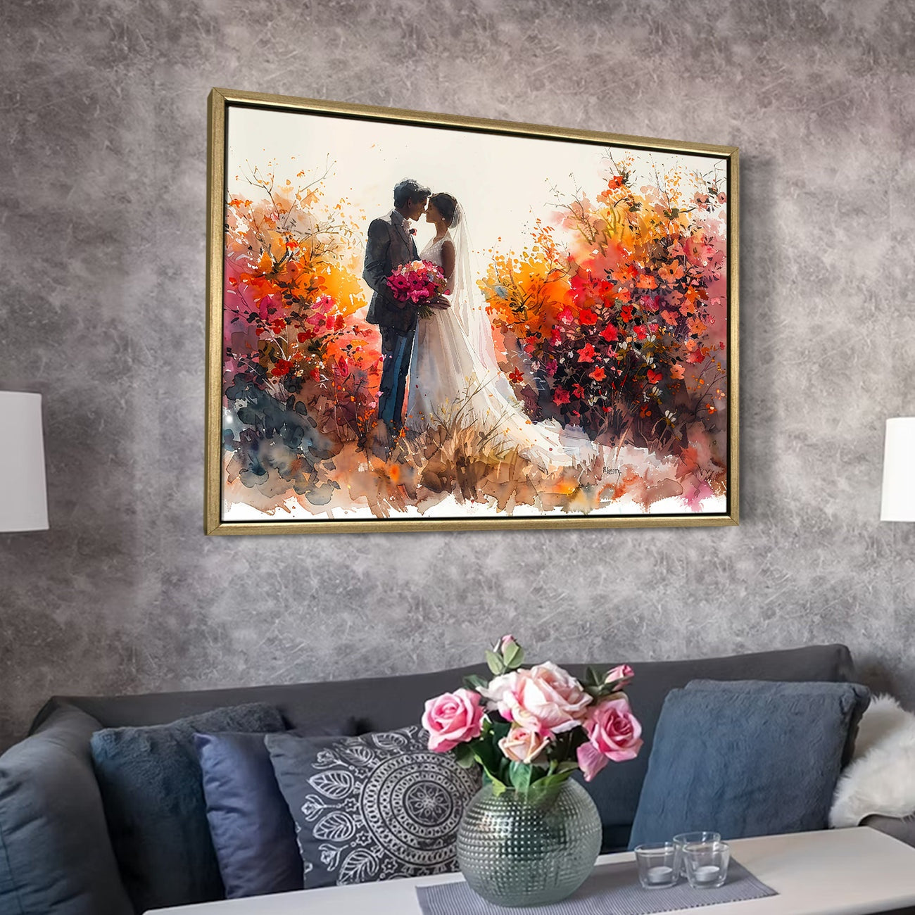 Romantic Couple Wall Art