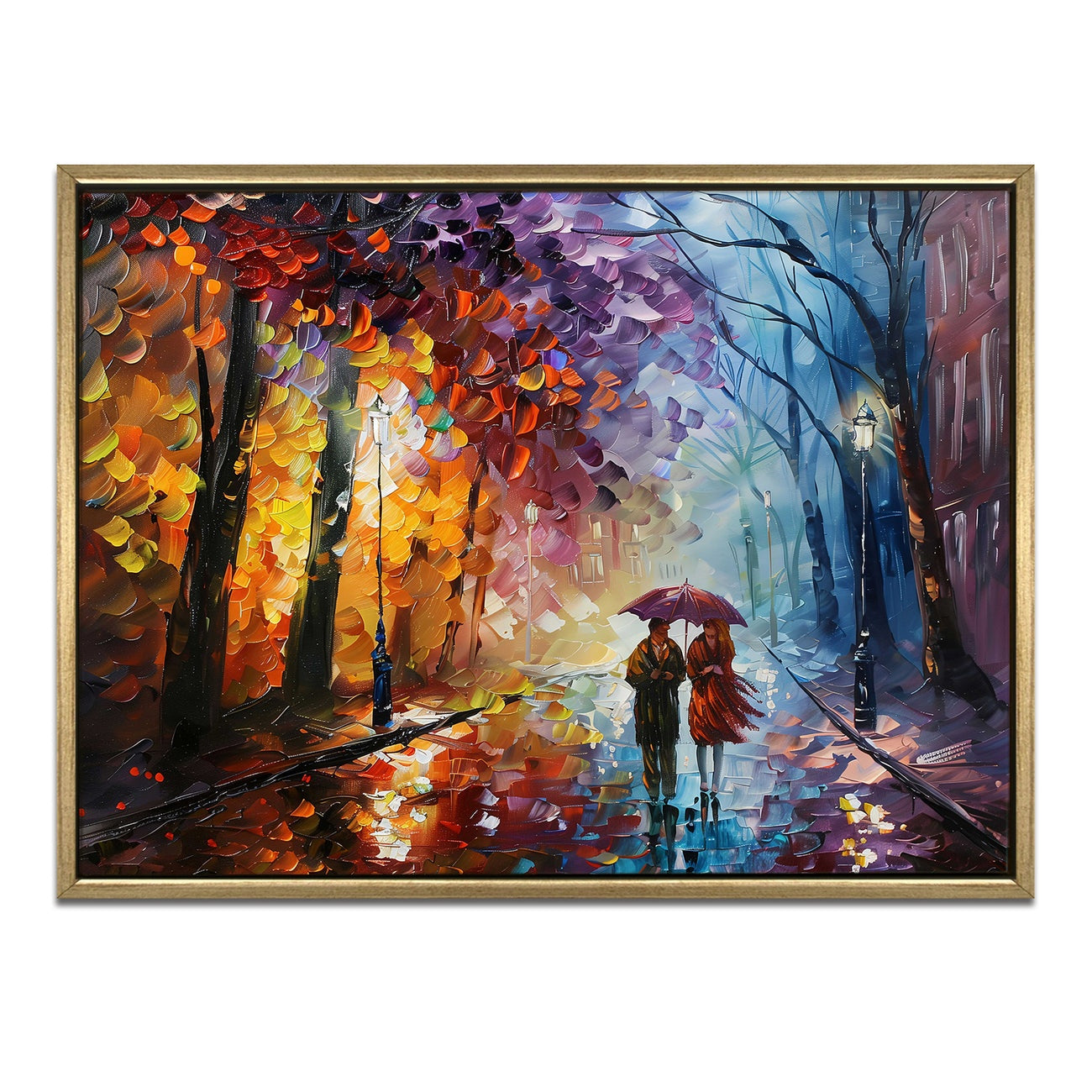 Modern Romantic Couple Wall Painting Canvas for Stylish Décor