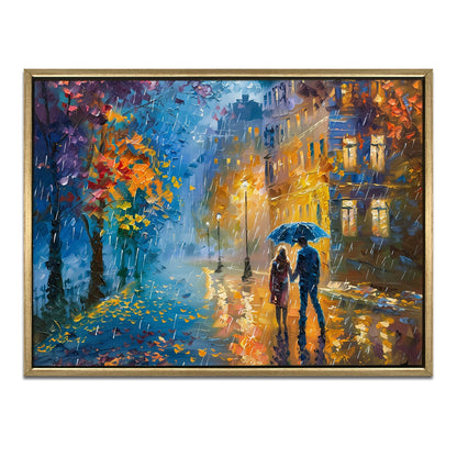 Romantic Couple Canvas Painting for Bedroom & Living Room Décor