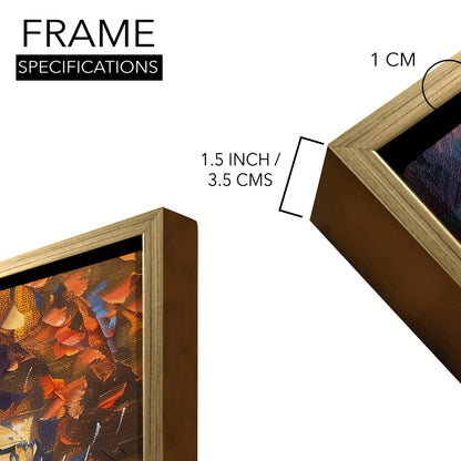 Romantic Couple Canvas Painting for Bedroom & Living Room Décor