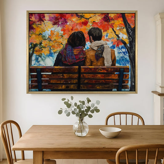 Romantic Couple Canvas Wall Art