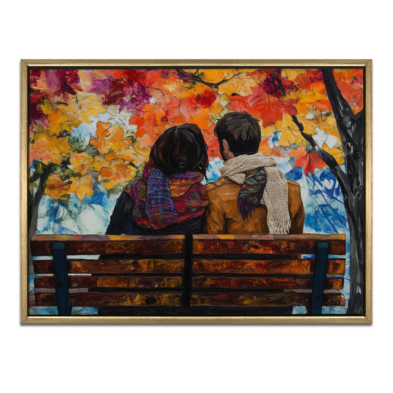 Romantic Couple Canvas Wall Art