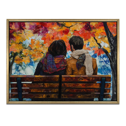 Romantic Couple Canvas Wall Art